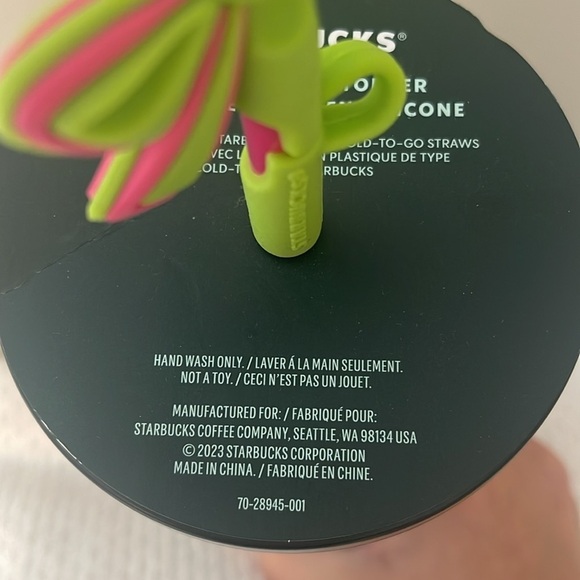 Starbucks NEW HOLIDAY 2023 Tumbler with Straw Topper‎ NWT - Picture 8 of 9